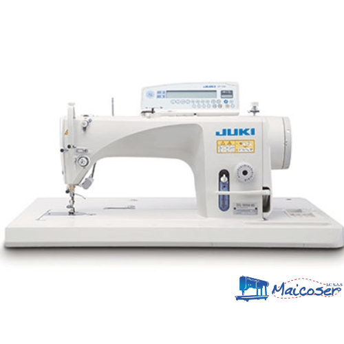 Máquina de coser industrial de 550 W 1/2 HP, máquina de coser de metal  blanco comercial para sastres con motor + costura de soporte de mesa,  velocidad