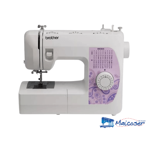 Brother - Paquete de máquina de coser XM2701+, 27 aplicaciones de puntada,  63 funciones de puntada, simple, portátil, ideal para principiantes, bobina