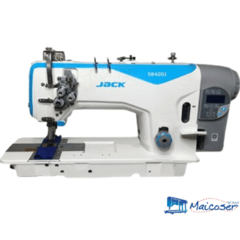 Jack JK-58720J-405E Máquina Dos Agujas Gancho Grande Barra Fija Electrónica