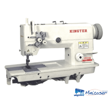 Kingter KT-845 Maquina Dos Agujas Gancho Pequeño Barra Escualizable